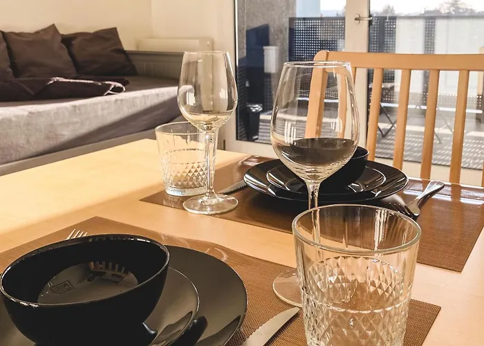 Studio Le Hesingue- Near Airport, Swiss & German Board